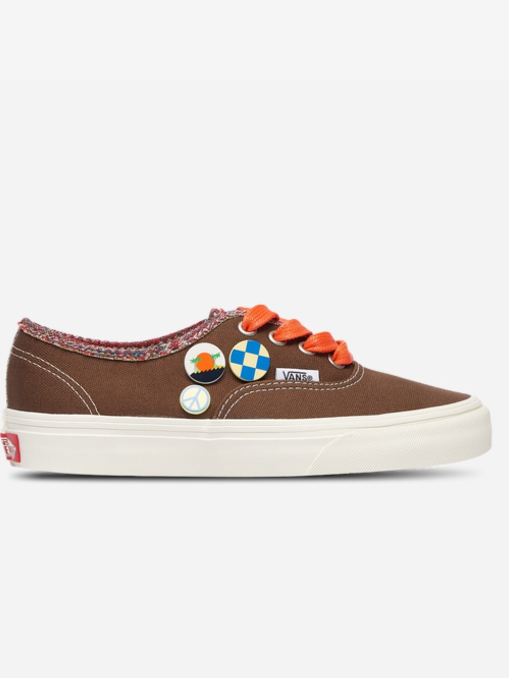 🤎 VANS AUTHENTIC BROWN WHITE 🤎